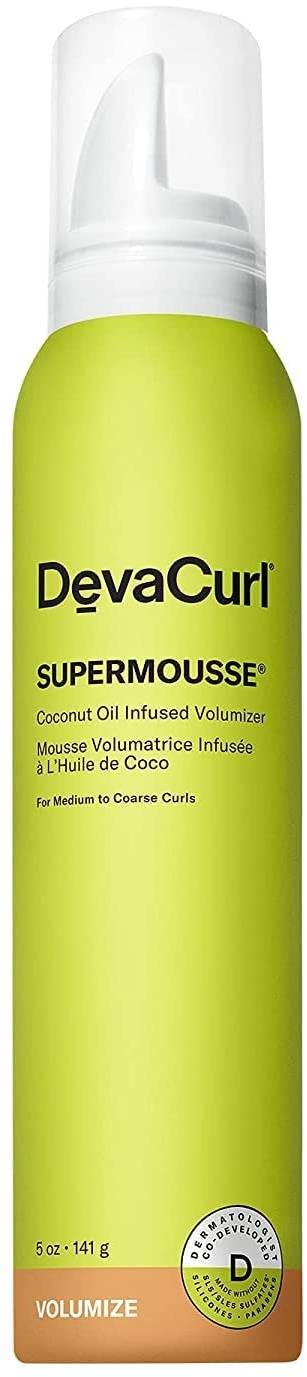 DevaCurl SuperMousse Volumizing Hair Mousse Coconut Oil 5 oz / 141 g