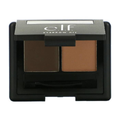 e.l.f. Eyebrow Powder Kit Medium Cream Gel and Setting Powder with Brush