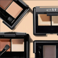 e.l.f. Eyebrow Powder Kit Medium Cream Gel and Setting Powder with Brush