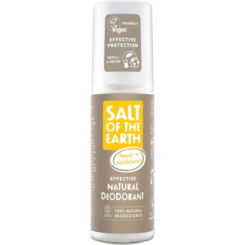 Salt Of The Earth Natural Spray Deodorant Amber & Sandalwood 100 ml