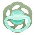 Nip Cherry Air Night Glow-in-the-Dark Round Latex Soothers, Grey & Green, 2 Pieces