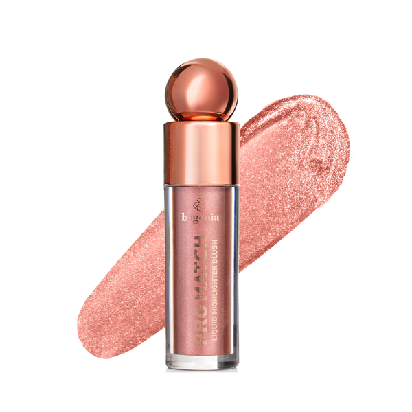Bogenia Pro Match Liquid Highlighter Blush Natural Radiance Shade 01