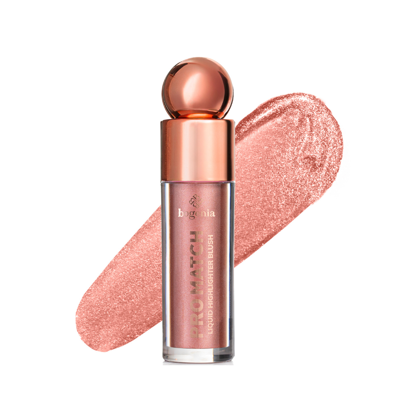 Bogenia Pro Match Liquid Highlighter Blush Natural Radiance Shade 01