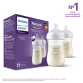 Avent Natural Feeding Bottles 260 ml 2 Pack with Slow Flow Teats 1m+