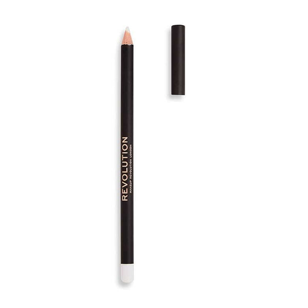 Makeup Revolution Kohl Eyeliner Creamy White Pencil, Highly Pigmented, Blendable