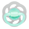 NIP Cherry Air Night Glow-in-the-Dark Latex Soother, Grey & Green, 6M+, 2 Pieces