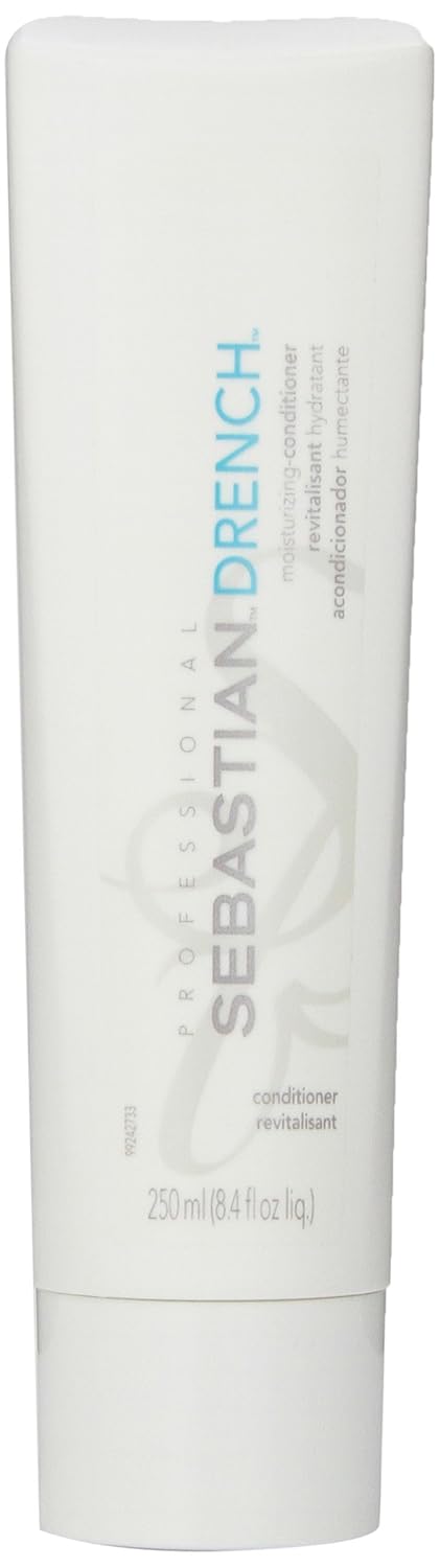 Sebastian Drench Moisturizing Conditioner Liquid Formula for Dry, Frizzy Hair 250 ml