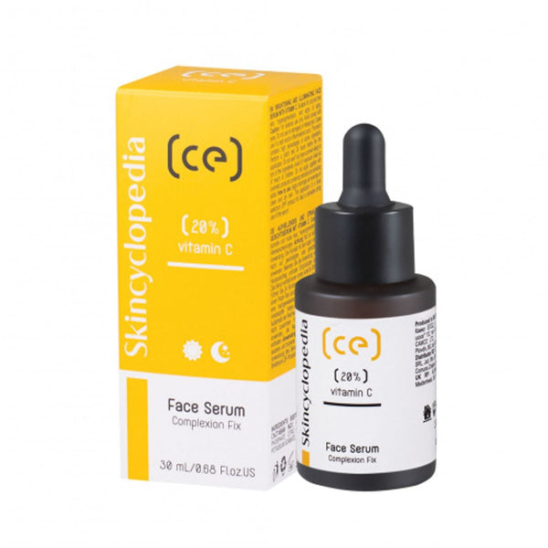 Skincyclopedia Vitamin C Serum 20% with Hyaluronic Acid, 30 ml