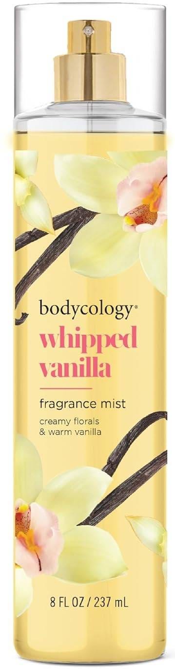 Bodycology Whipped Vanilla Body Mist Spray Vanilla Blossom Sandalwood Gardenia 237 ml