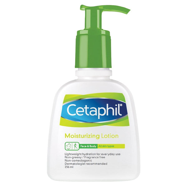 Cetaphil Moisturizing Face & Body Lotion Lightweight Fragrance-Free Niacinamide 236 ml
