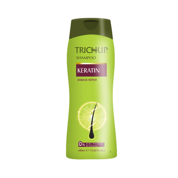 Trichup Keratin Shampoo Liquid Hydrolyzed Keratin Frizz Control 400 ml