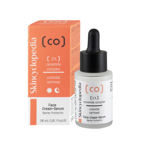 Skincyclopedia 3% Ceramide Colloidal Oatmeal Face Cream-Serum Lightweight Hydrating Formula 30 ml