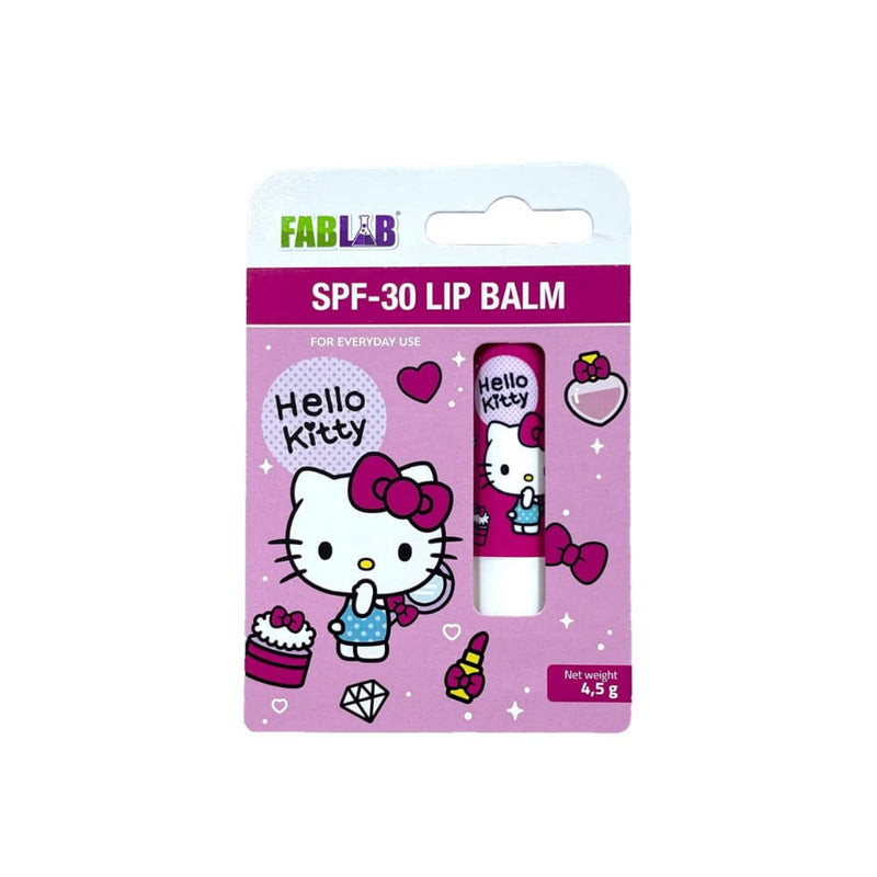 Fab Lab Hello Kitty Lip Balm SPF 30 Moisturizing 4.5 g