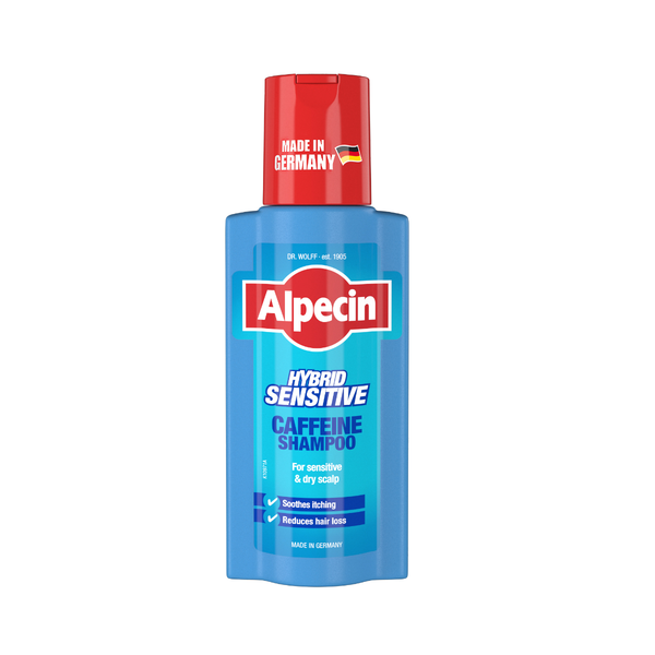 Alpecin Hybrid Caffeine Shampoo Sensitive & Dry Scalp Moisturizing Formula 250ml