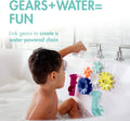 Boon Cogs Bath Toy Interlocking Gears Navy/Yellow