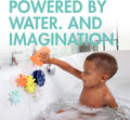 Boon Cogs Bath Toy Interlocking Gears Navy/Yellow