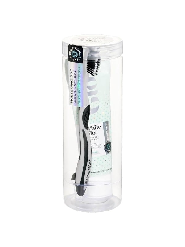 White Glo Brightening Toothpaste with Toothbrush, Enamel-Safe Formula, 160 g
