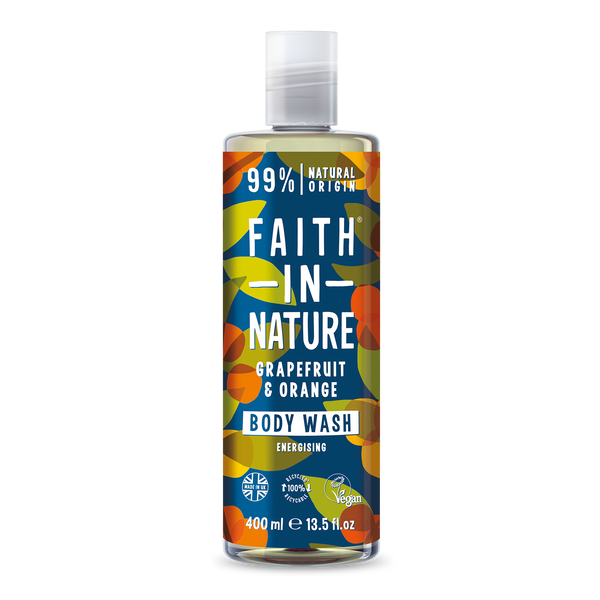 Faith In Nature Grapefruit & Orange Body Wash Essential Oils 400ml