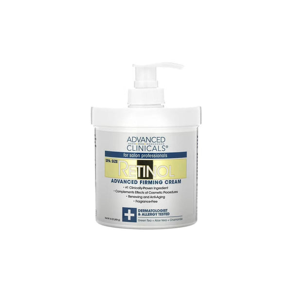 Advanced Clinicals Retinol Firming Cream Fragrance-Free 454 g