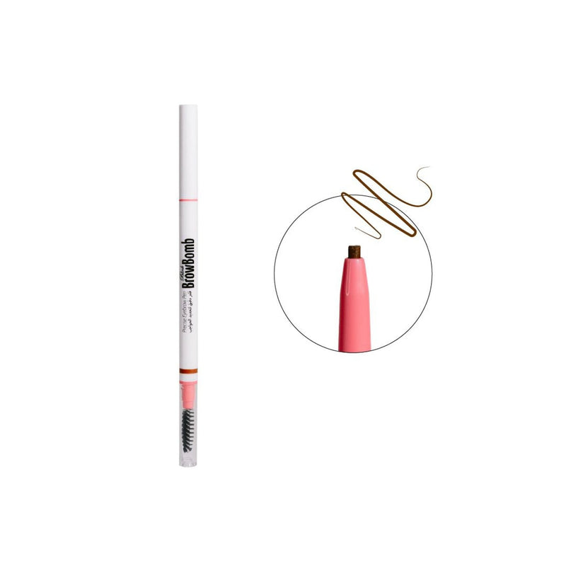Blink Precise Eyebrow Pencil Micro-Precise Tip Brunette Medium Brown #2 with Styling Brush