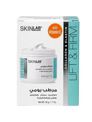 SkinLab Lift & Firm Daily Moisturizer with Collagen, Elastin, Vitamins C & E, 50 g