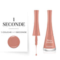 Bourjois 1 Seconde Gel Nail Polish T04 Nude, One-Coat Formula, 1 Piece