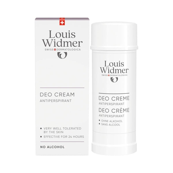 Louis Widmer 24H Deodorant Cream Alcohol-Free Unscented 40ml
