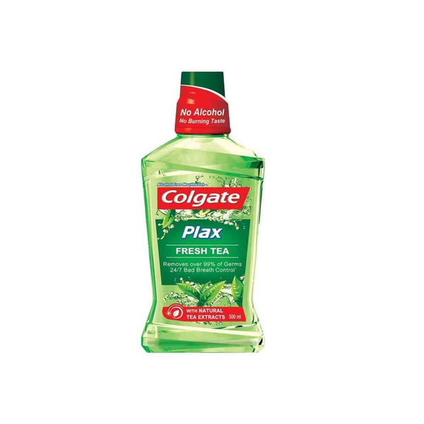 Colgate Plax Alcohol-Free Mouthwash Fluoride Fresh Mint 500 ml