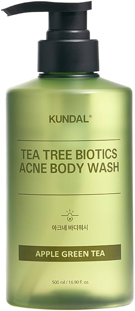 Kundal Tea Tree Biotics Body Wash Cleansing Formula Apple Green Tea 500 ml