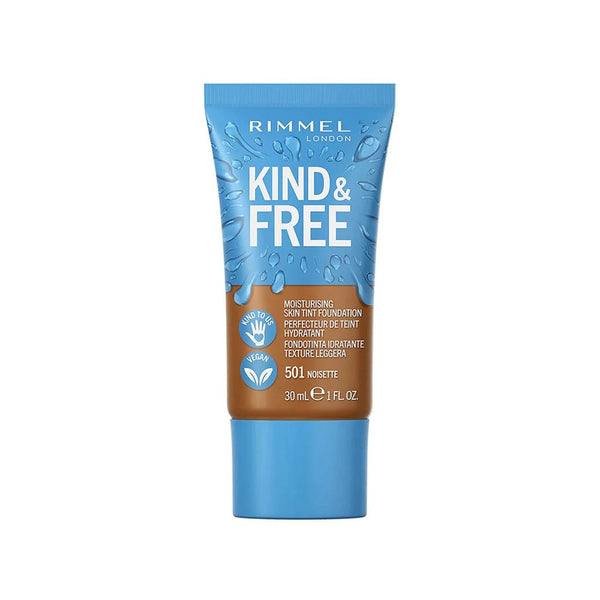 Rimmel London Kind & Free Skin Tint Foundation Lightweight Radiant Finish 501 Noisette 30 ml
