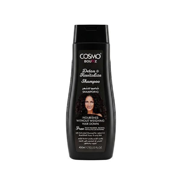 Cosmo Bounces Activated Charcoal Shampoo Purifying Formula 400ml