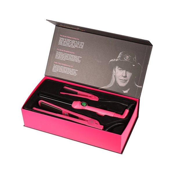Jose Eber Hair Styling Tool Set 25 mm Pink Tourmaline Ceramic