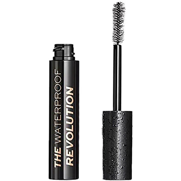 Makeup Revolution Waterproof Mascara Liquid Formula Black 1 Pc