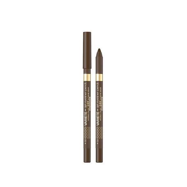 Eveline Variety Waterproof Gel Eyeliner 02 Brown