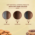 Vatika Oil Fusion Permanent Hair Colour Cream Light Brown 5.0 Ammonia-Free Almond Castor Oil Black Seed