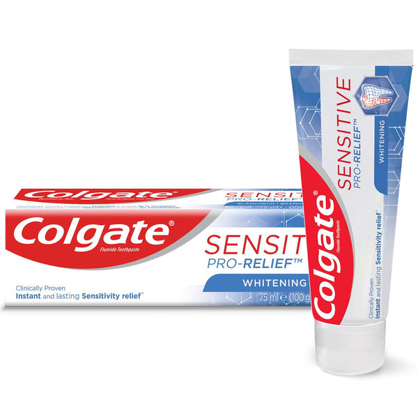 Colgate Sensitive Pro-Relief Whitening Toothpaste for Sensitive Teeth, 75 ml