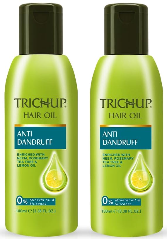Trichup Anti-Dandruff Hair Oil with Tea Tree, Neem and Rosemary 200ml