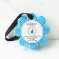 Spongelle Wild Flower Blue Freesia Pear Shower Gel Infused Body Buffer, 14 Washes