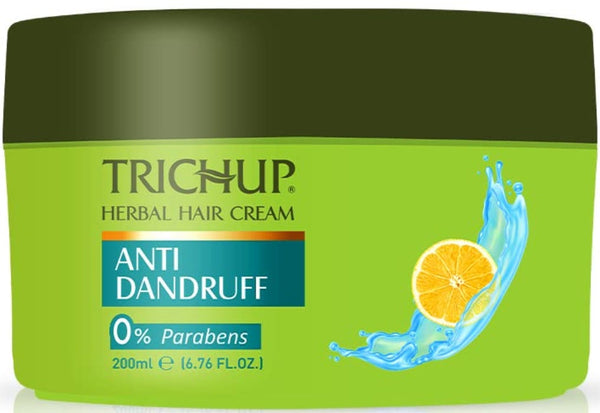 Trichup Anti-Dandruff Herbal Hair Cream with Neem, Tea Tree, Rosemary and Lemon 200ml
