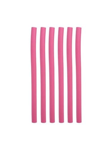 Beauty System Soft Foam Hair Rollers Small Size Heat-Free, 6 Pieces, Assorted Colors