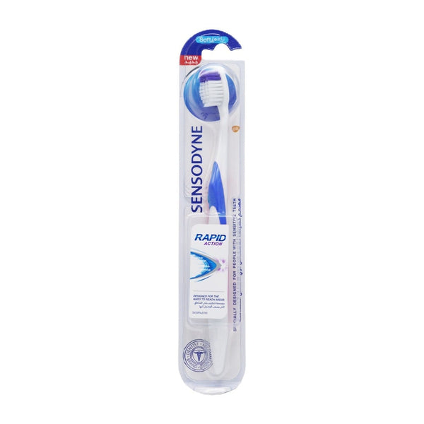 Sensodyne Rapid Action Soft Toothbrush for Sensitive Teeth and Gums
