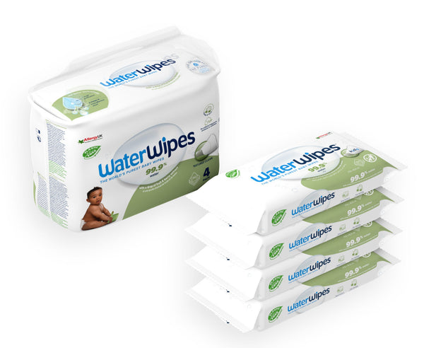 WaterWipes Textured Baby Wipes Plastic Free Fruit and Berry Extract 240 Wipes