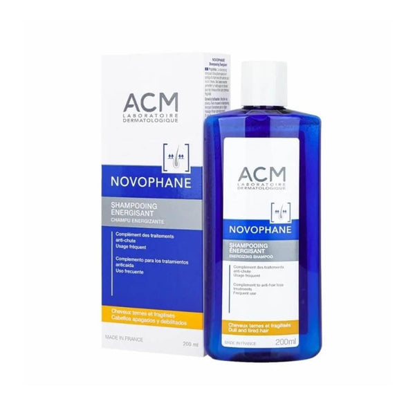 ACM Novophane Energizing Shampoo, Nourishing Formula, 200 ml