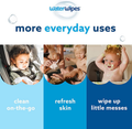 WaterWipes On-The-Go Plastic-Free Wipes, Fragrance-Free, 28 Wipes