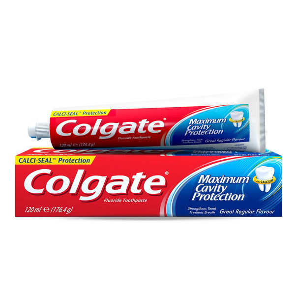 Colgate Maximum Cavity Protection Fluoride Toothpaste Regular Flavor 120 ml