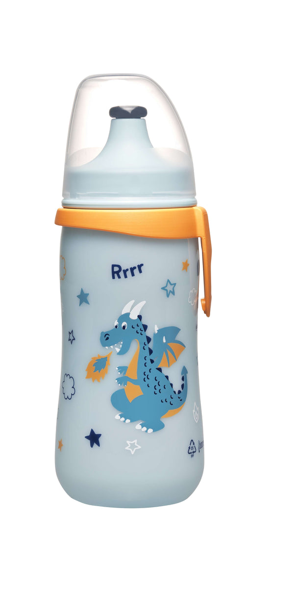 nip Kids Cup Push-Pull Lid Dragon 330 ml 18M+