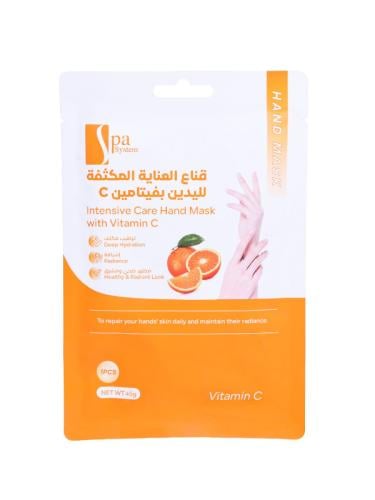 Spa System Intensive Care Hand Mask with Vitamin C, 45g, 1 Pair