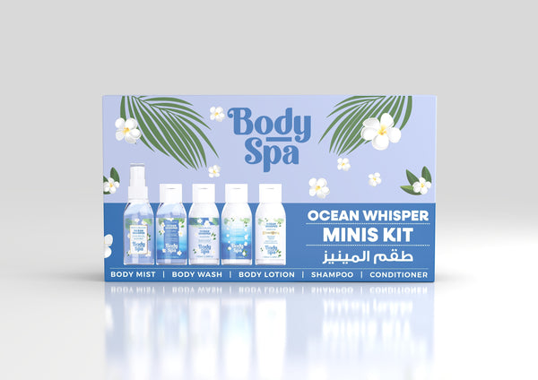 Body Spa Ocean Whisper Minis Kit, 5 Pieces