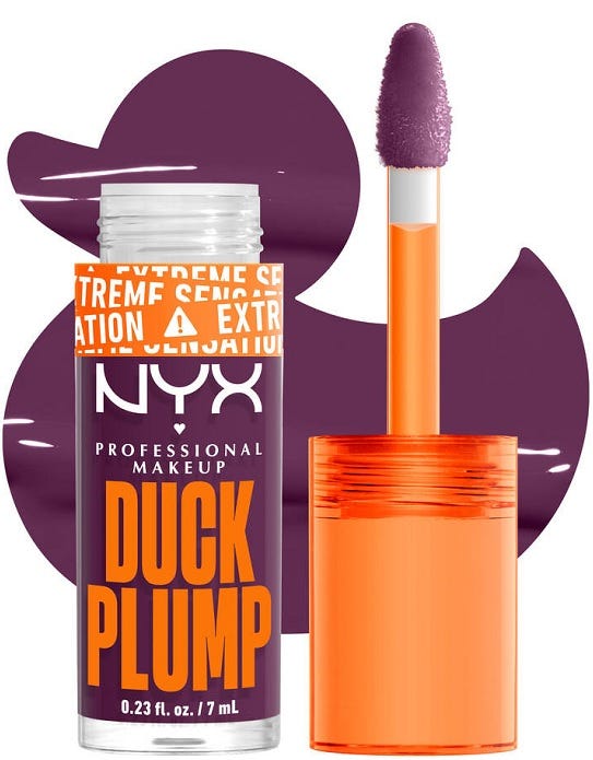 NYX Professional Makeup Duck Plump Lip Lacquer Glossy Vegan Formula Pure Plump 1 Pc