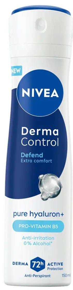 NIVEA Derma Defend Control Antiperspirant Spray Hyaluron Pro-Vitamin B5 150 ml